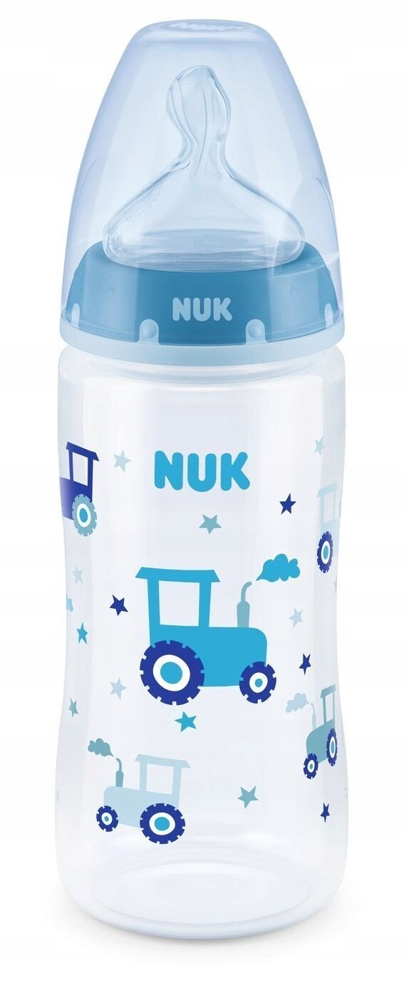 NUK First Choice Feeding Bottle with Temperature Control 300ml Dark