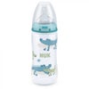 NUK First Choice Feeding Bottle with Temperature Control  300ml Light Blue