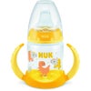 NUK First Choice Learner Bottle 150ml Yellow Dinosaurs