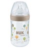 NUK For Nature Baby Bottle with Temperature Control 260ml - Assorted Colours