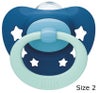 NUK Signature Silicone Soother Size 2 - Assorted Colours