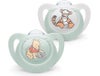 NUK Winnie the Pooh Silicone Soother 2-Pack 0-6m 