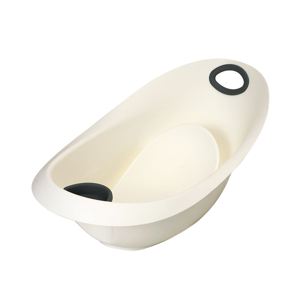Shop Oval Baby Bath White/grey Online at Baby Factory