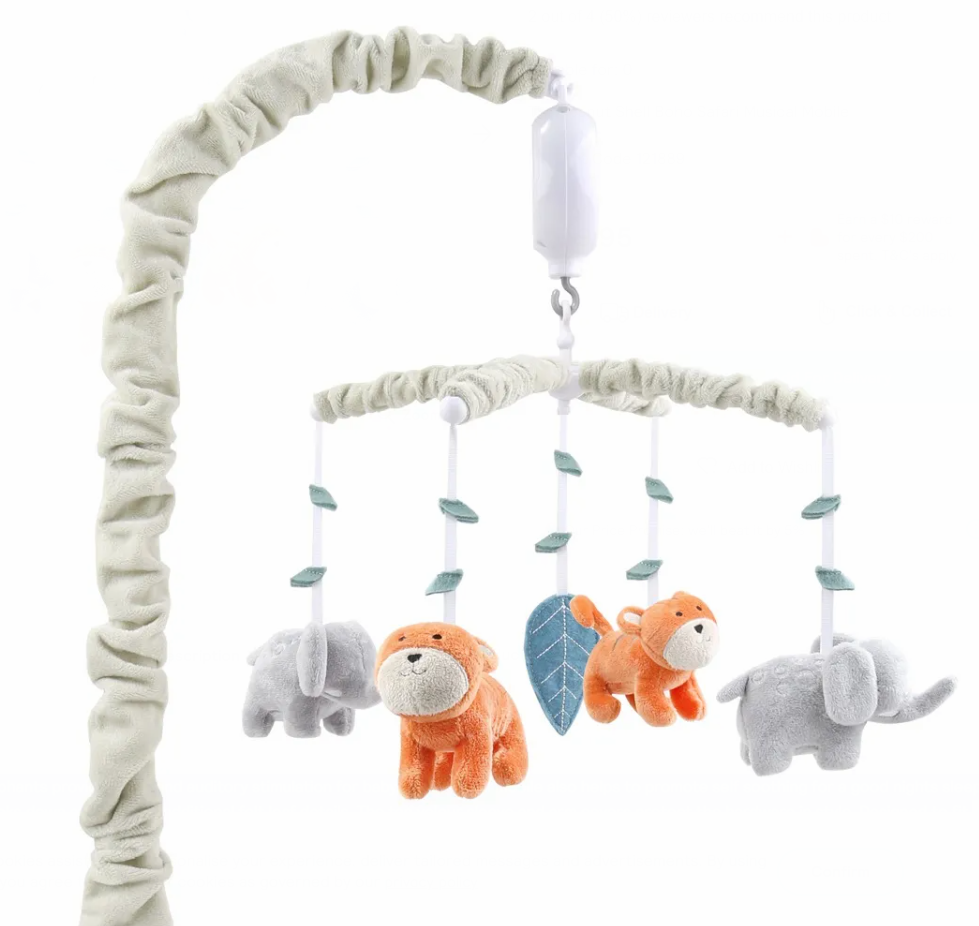 Peanutshell Safari Boho Musical Mobile Mobiles Baby Factory