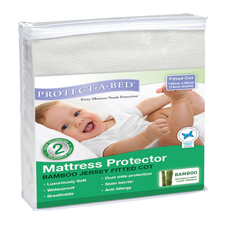 Bubba Blue Bamboo Standard Cot Waterproof Mattress Protector