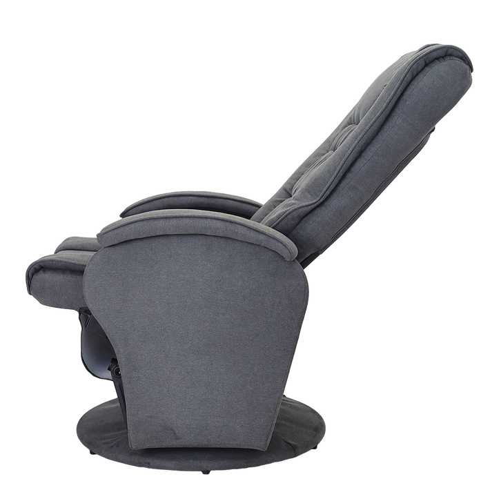 Recliner Chair with Ottoman Dark Grey Nursery Furniture Baby