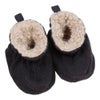 Ricochet Baby Cord Slippers Charcoal 