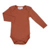 Ricochet Merino Baby bodysuit Copper