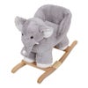 Rocking Elephant Chair Grey