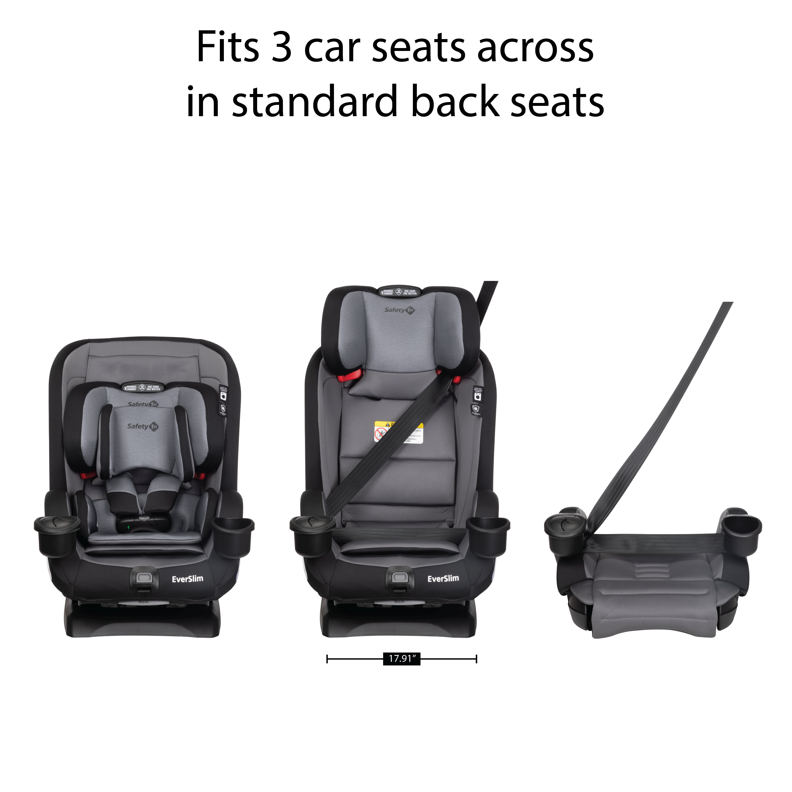 Safety First EverSlim AllinOne Convertible Car Seat High Street