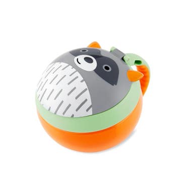 Skip Hop Zoo Snack Cup Raccoon Grey/mint/orange