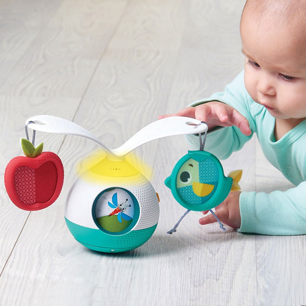 Shop Tiny Love Tummy Time Mobile Entertainer Meadow Day White/blue