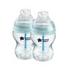 Tommee Tippee Advanced Anti-Colic Baby Bottle 260ml with Slow-Flow Teat 2-Pack