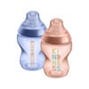 Tommee Tippee Closer to Nature Decorated Baby Bottle 260ml 2-Pack Kindness