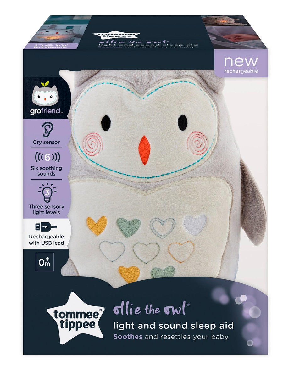 Tommee Tippee GroFriend Ollie the Owl Light and Sound Sleep Aid Night