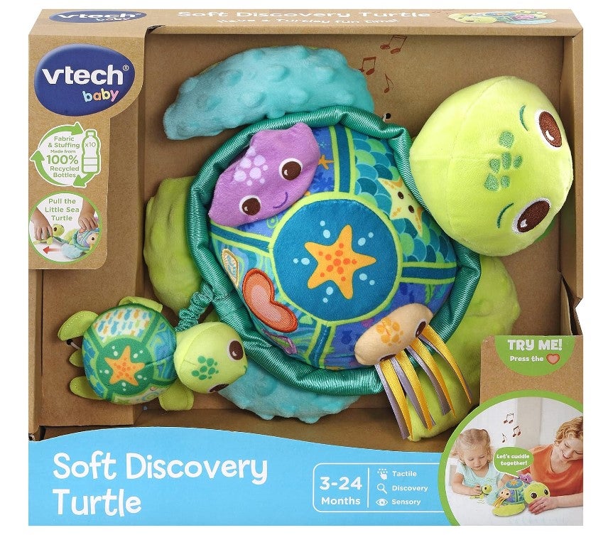 VTech Soft Discovery Turtle Activity Toys Baby Factory