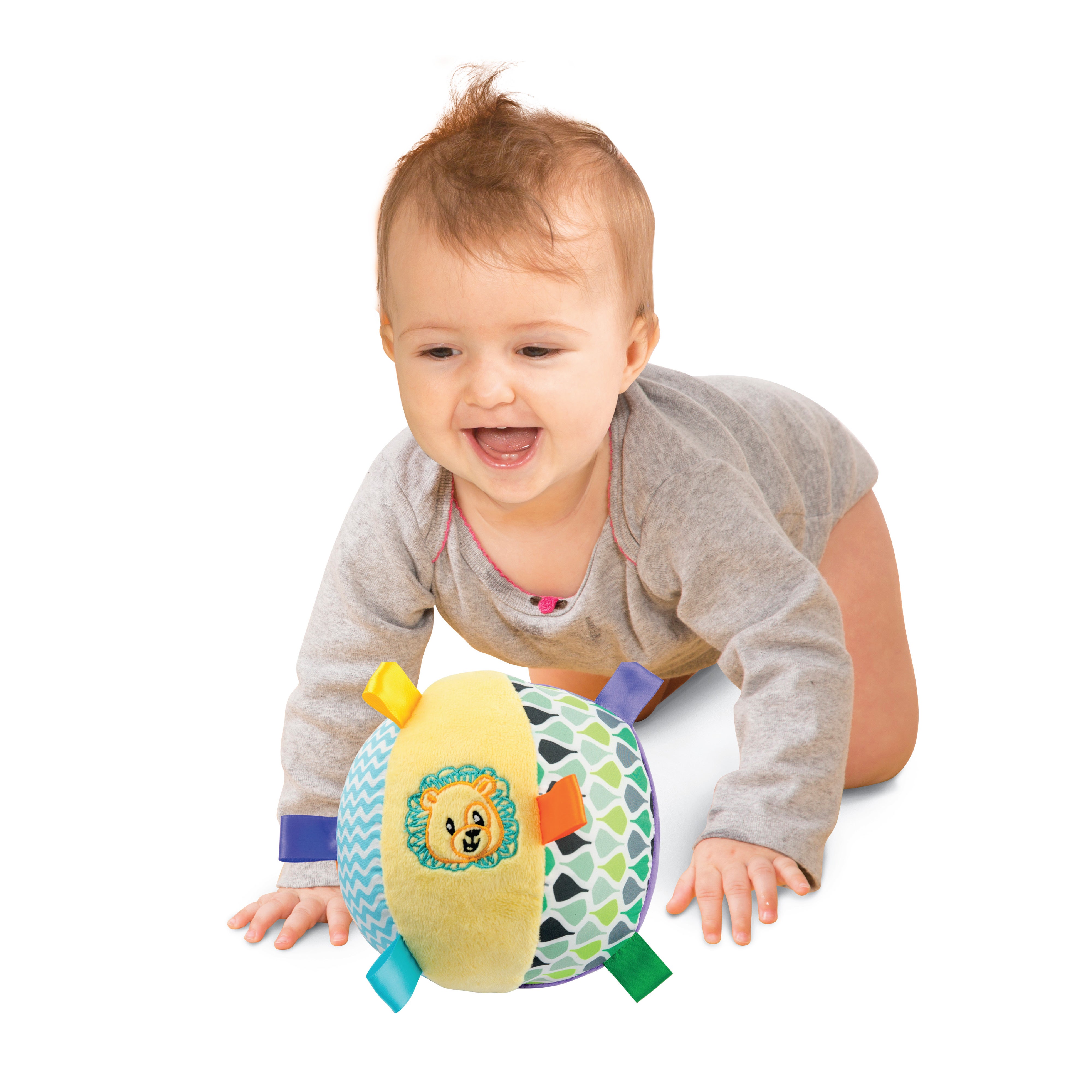 Winfun Caesar the Lion Soft Rattle Ball Rattle & Teethers Baby Factory