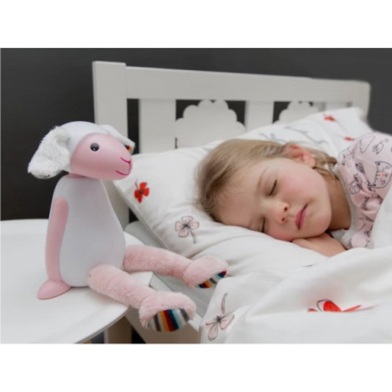 Zazu Fin The Sheep Reading Light Pink | Night Lights / Sleep Trainers